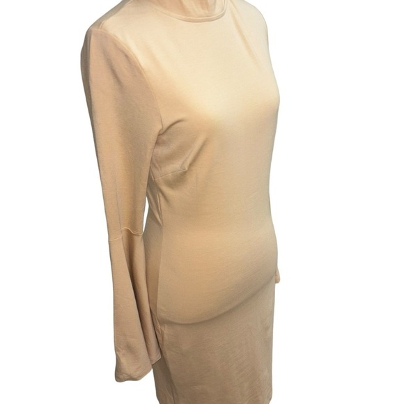 VENUS Women's M Medium Bodycon Mini Dress Flutter Sleeves Mock Neck Long Sleeves - Picture 9 of 9